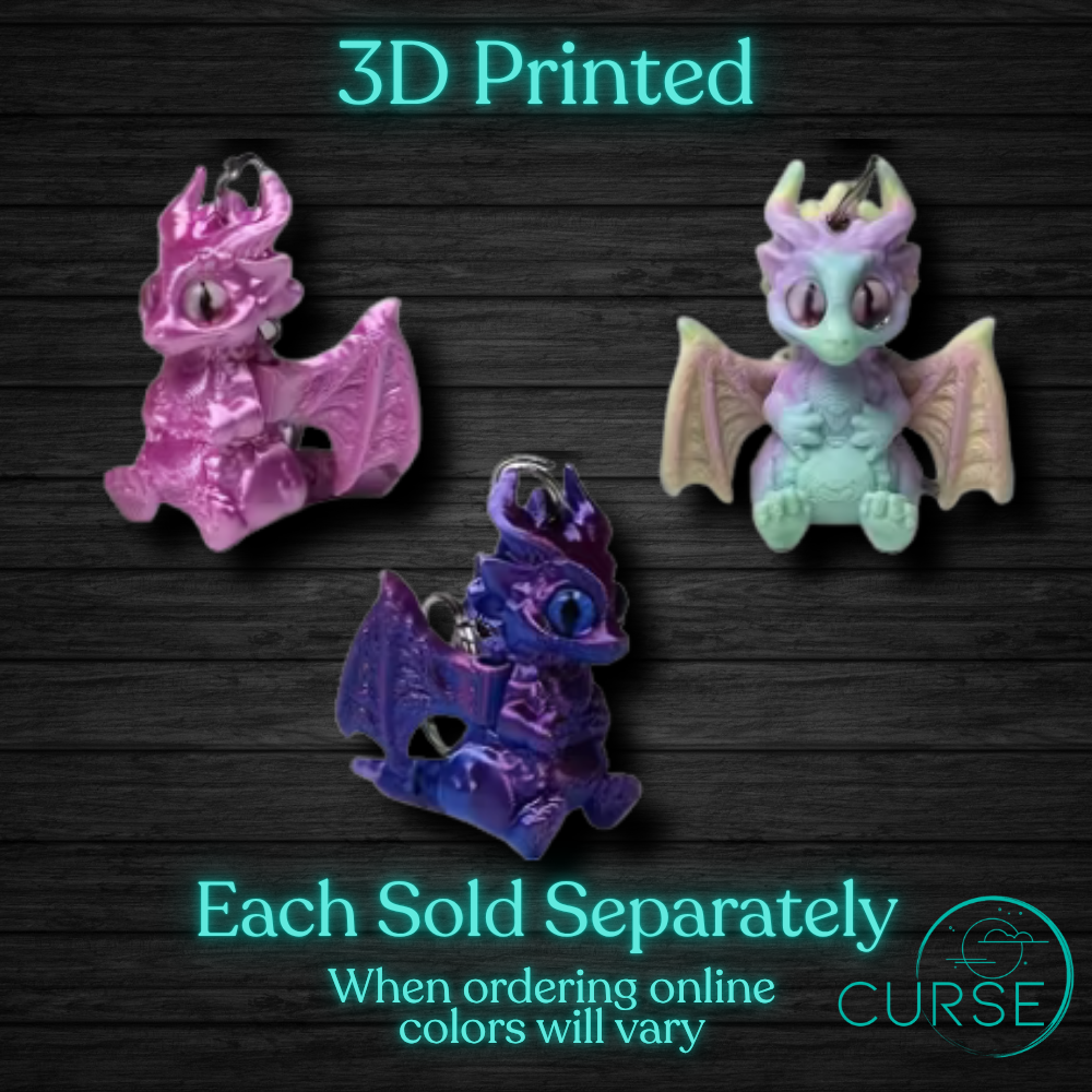 3D Dragon Keychains