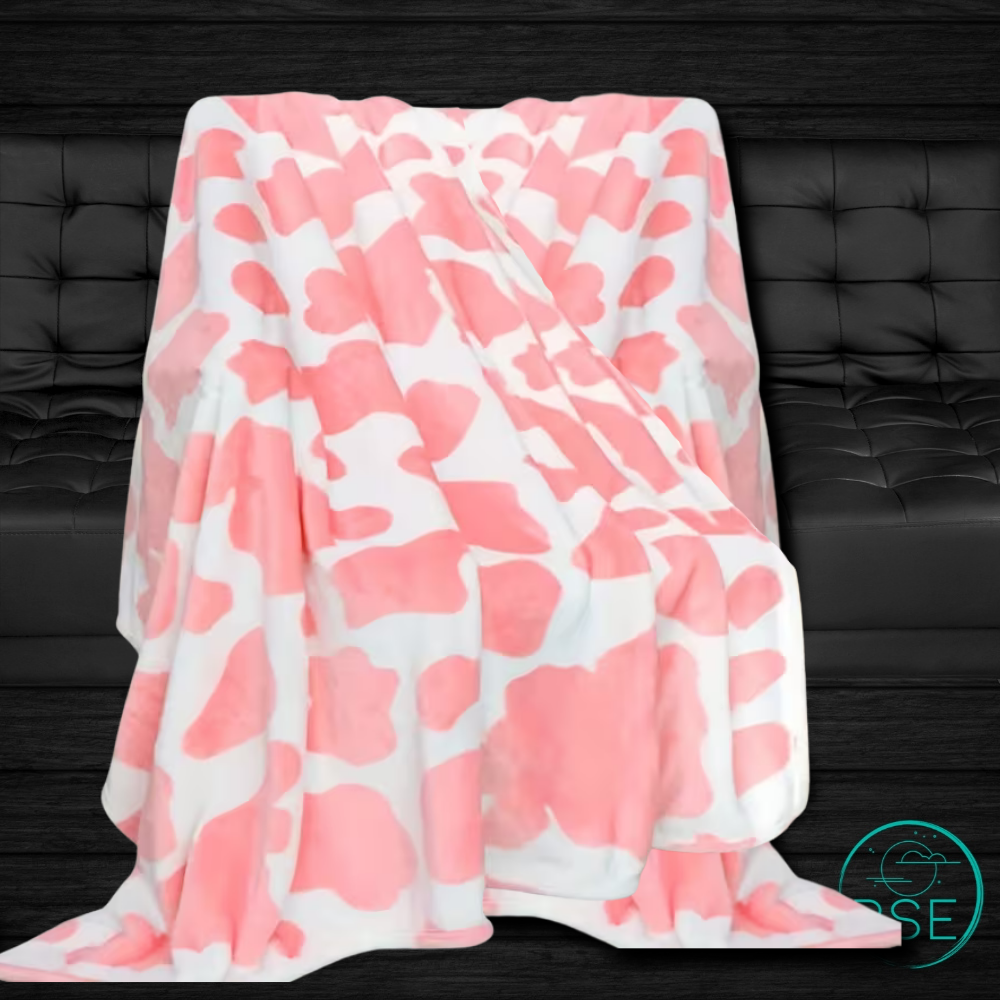 Ultra Soft Throw - Pastel Cow!