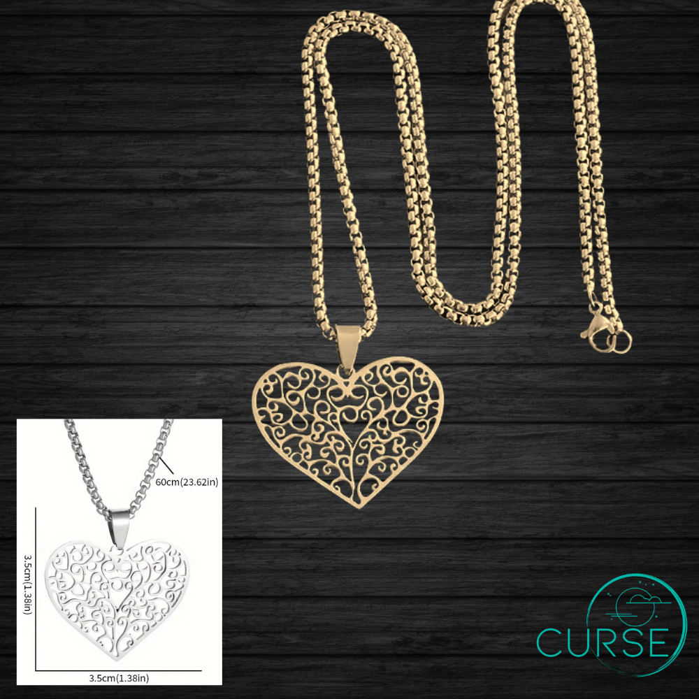 Necklace - Lace Heart