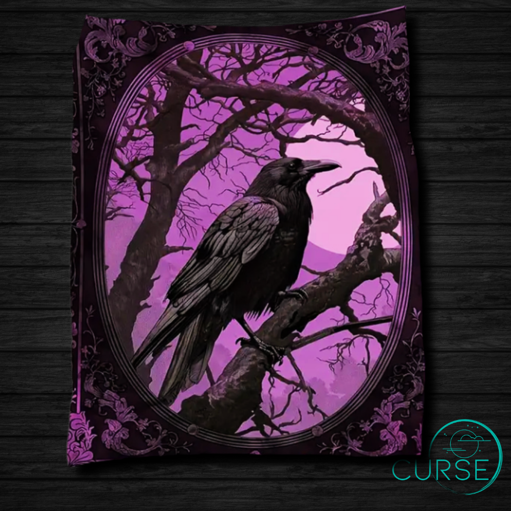 Ultra Soft Throw - Purple Raven