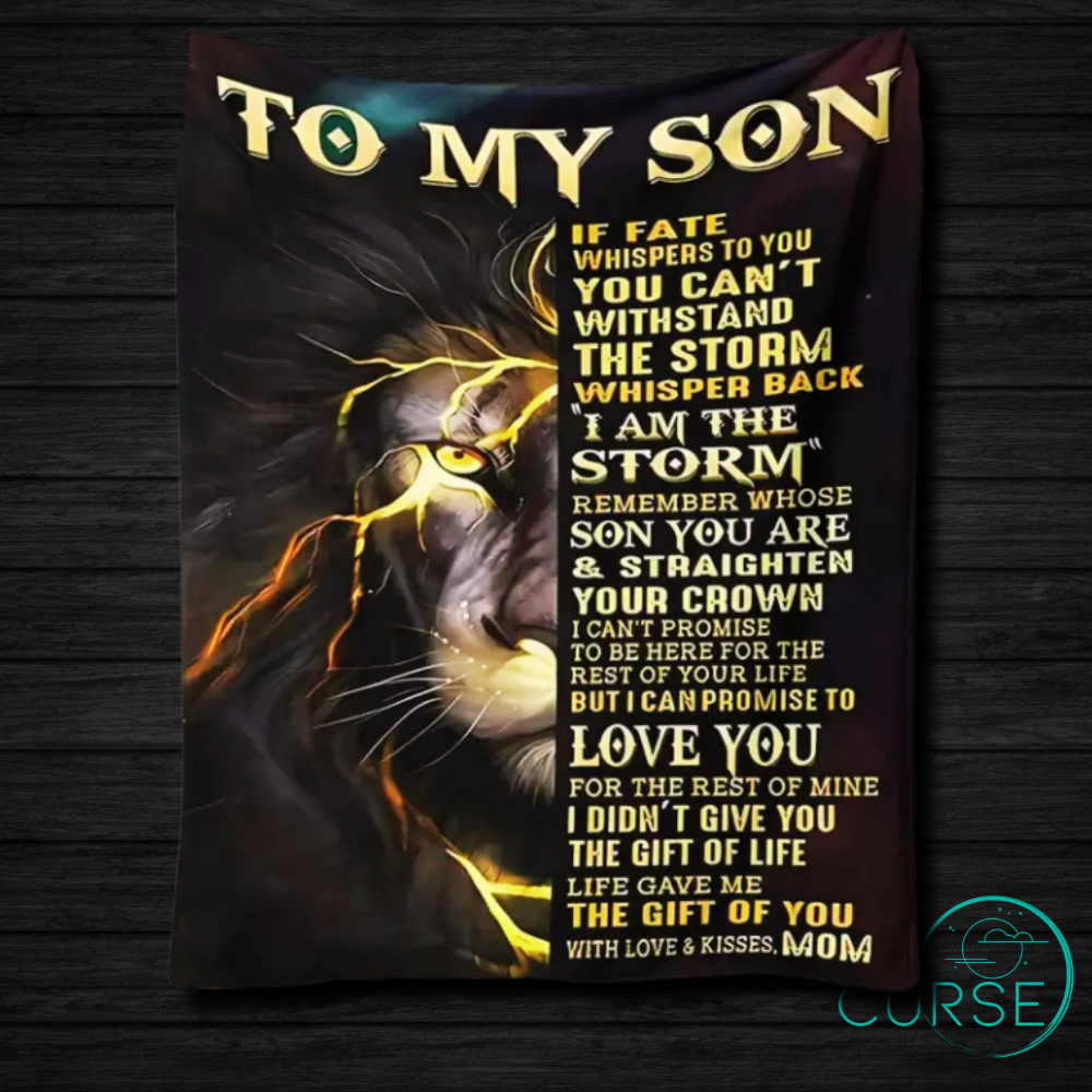 Ultra Soft Throw - My Son