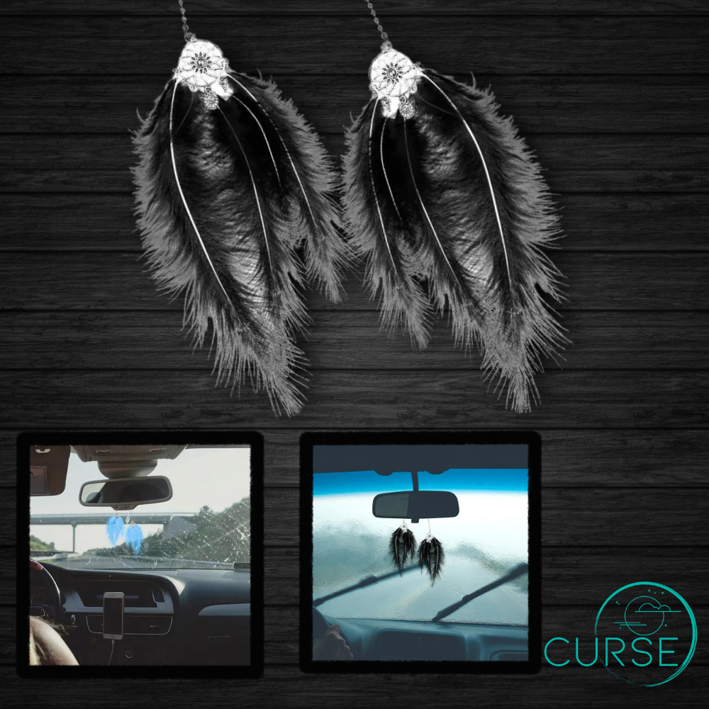 Car Decor - Feathers On Chain