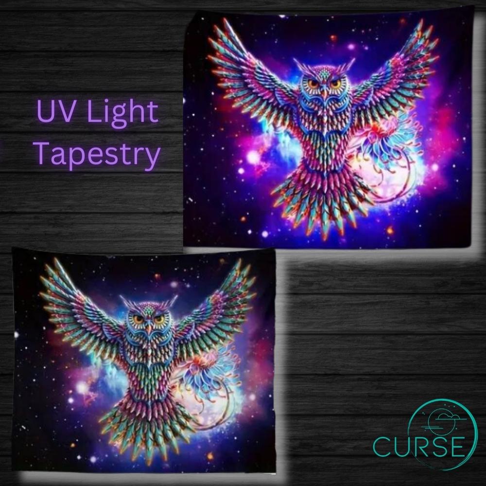 Tapestry - UV Dream Catcher Owl