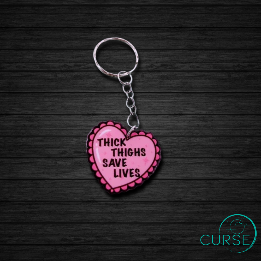 Keychain - Thick Thighs