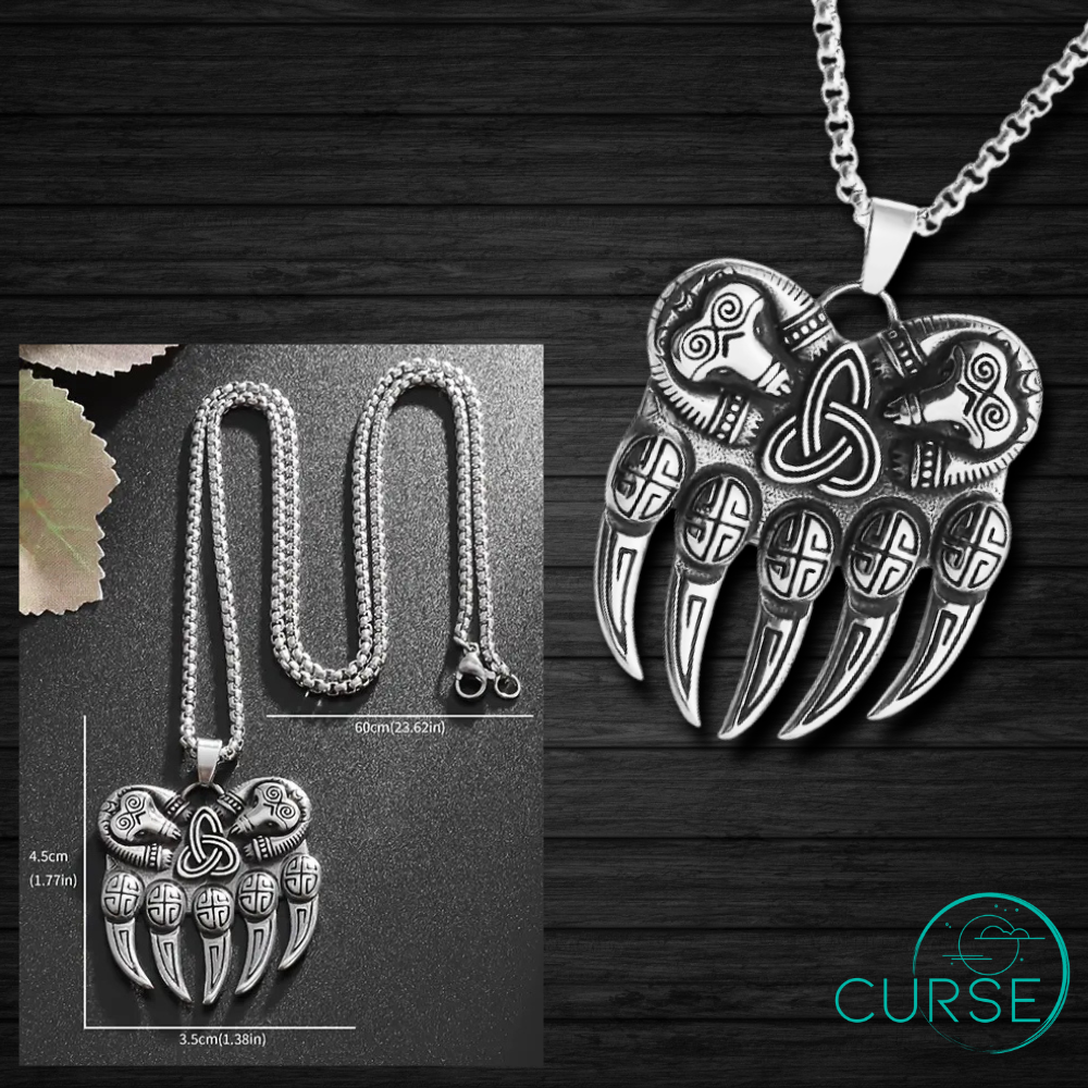 Nordic Bear Paw Necklace
