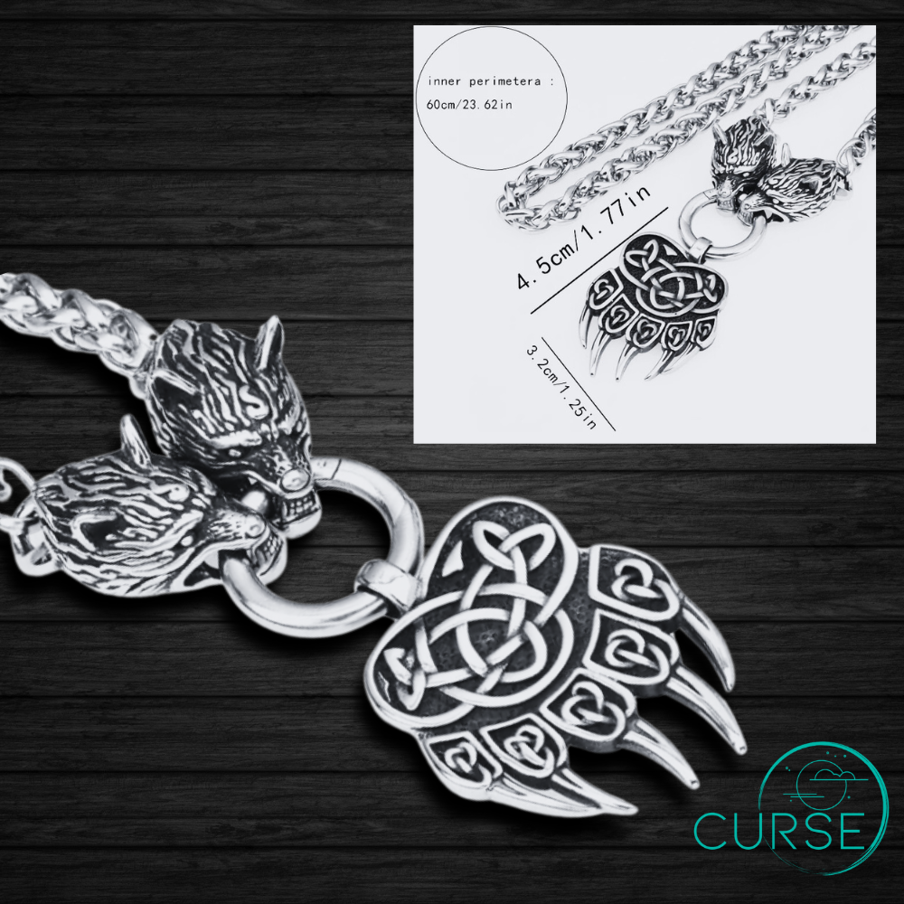 Nordic Bear Paw Necklace