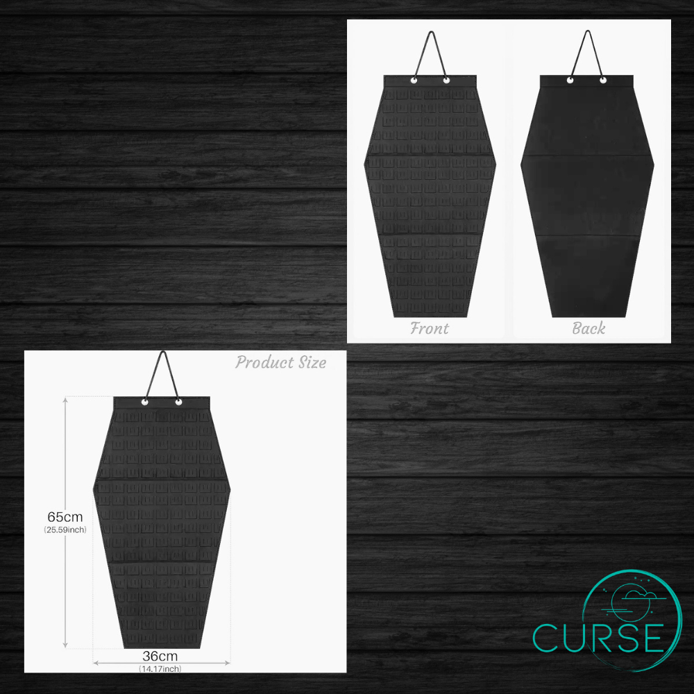 Enamel Pin Holder - Coffin