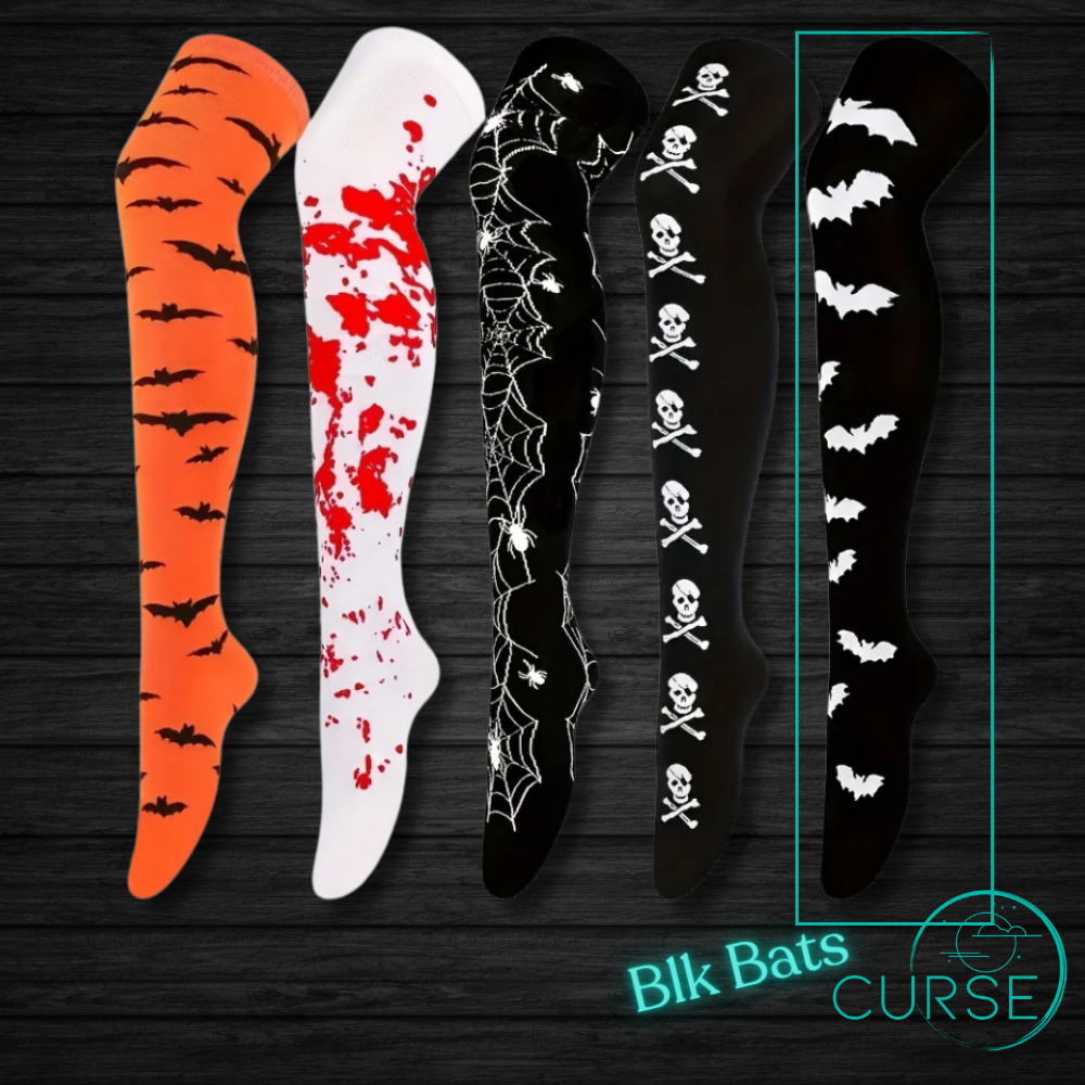 Spooky Knee High Socks!