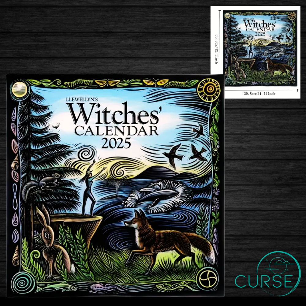 2025 Calendar - Witches