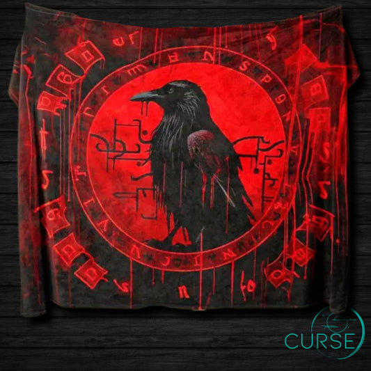 Ultra Soft Throw - Raven Red