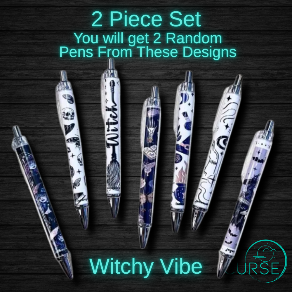 Witchy And Celestial Pens