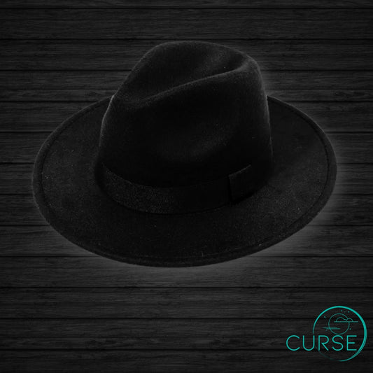 Hat - Black Fedora