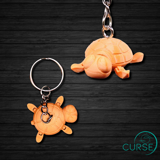 Keychain - Derpy Turtle