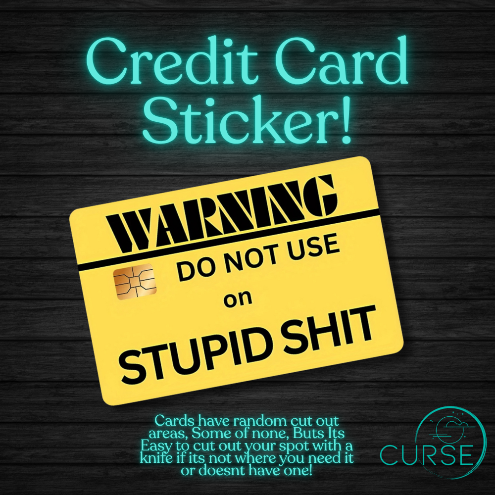 Credit Card Stickers!