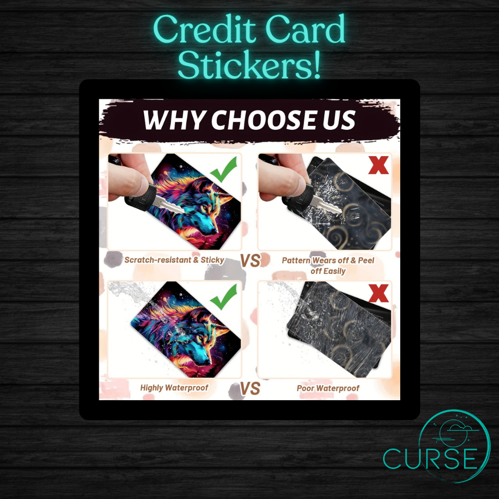 Credit Card Stickers!