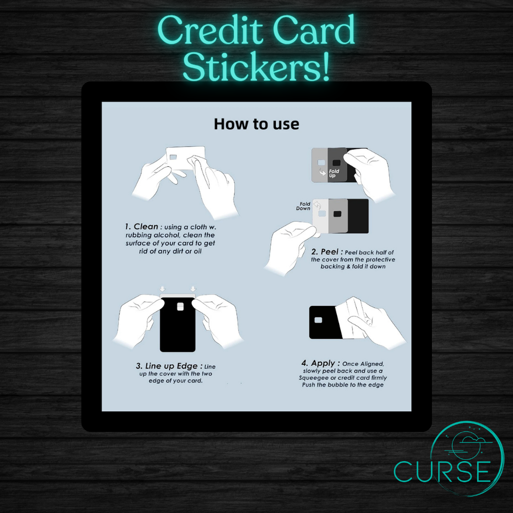 Credit Card Stickers!