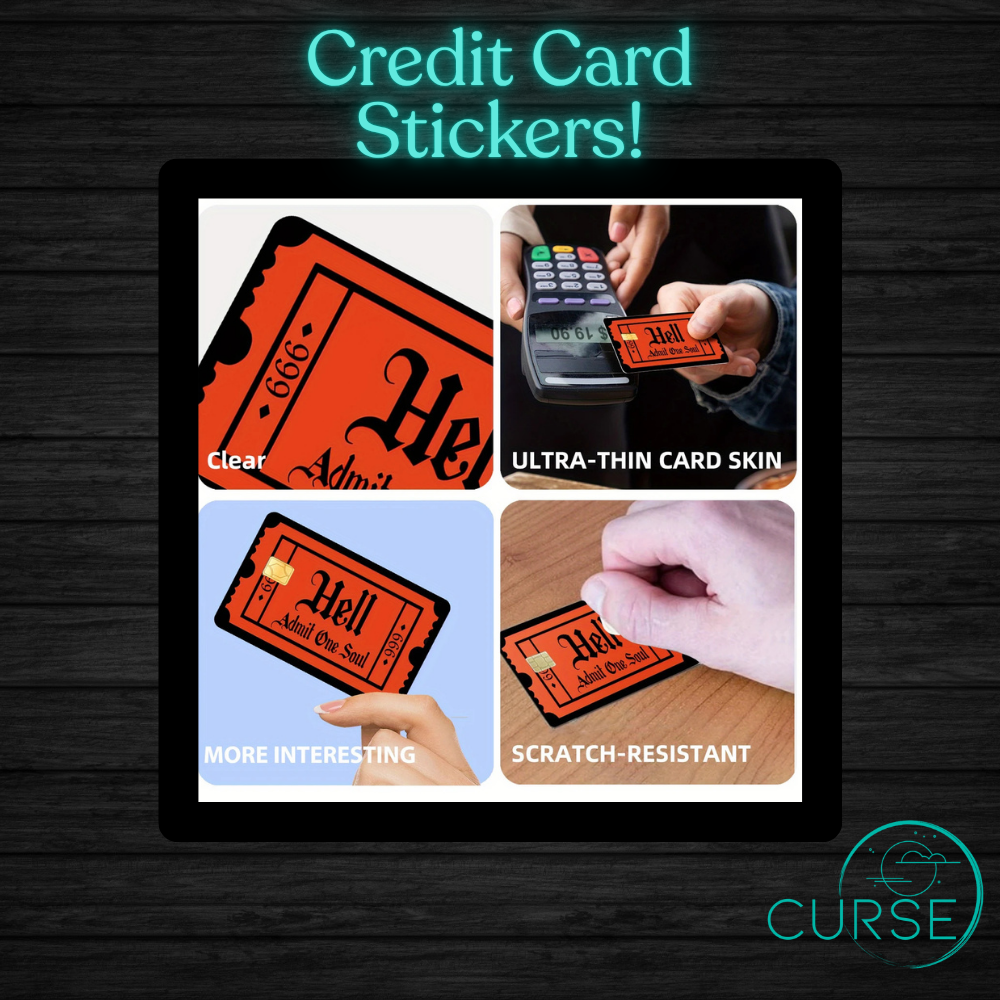 Credit Card Stickers!
