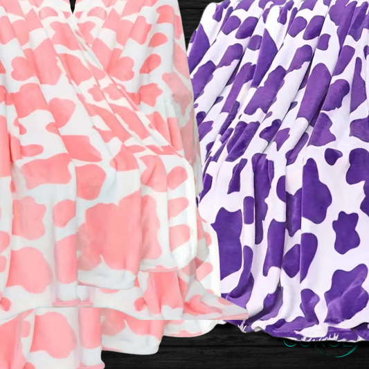 Ultra Soft Throw - Pastel Cow!