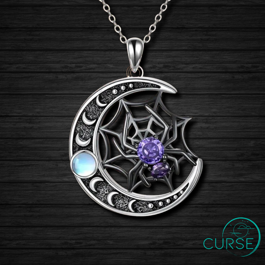 Necklace - Spider Moon
