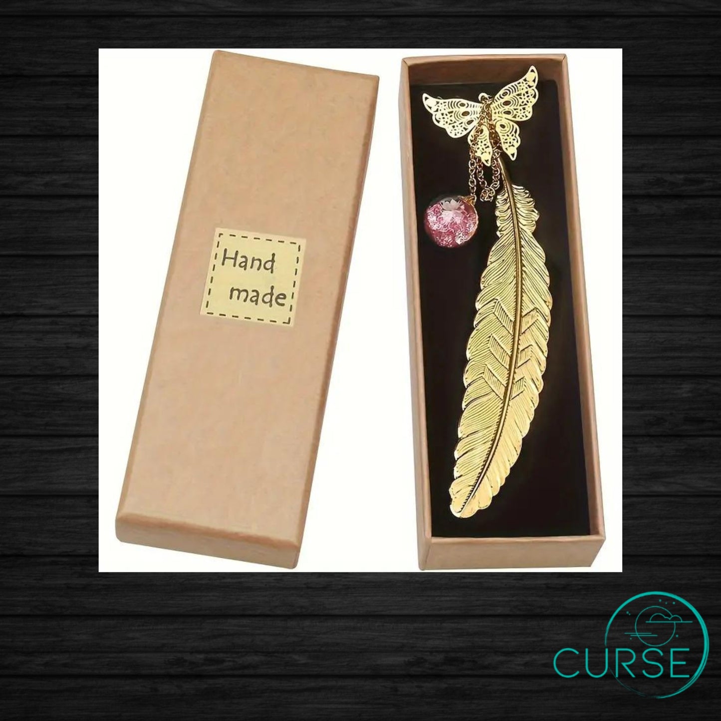 Bookmark Butterfly Feather