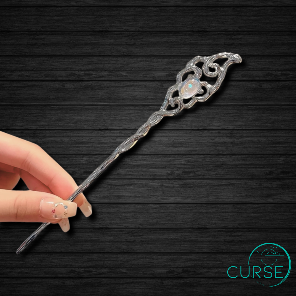 Hair Sticks - Silvery