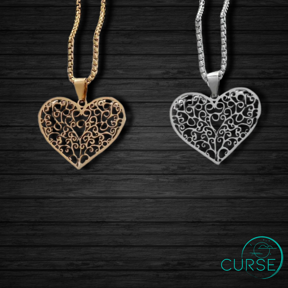 Necklace - Lace Heart