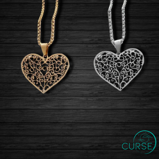 Necklace - Lace Heart