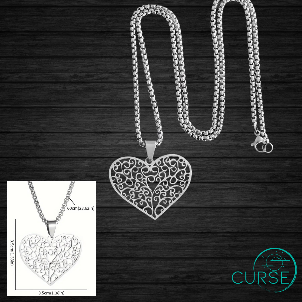 Necklace - Lace Heart