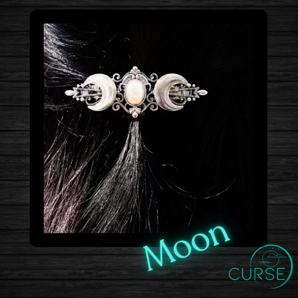 Moon Phase Hair Clips