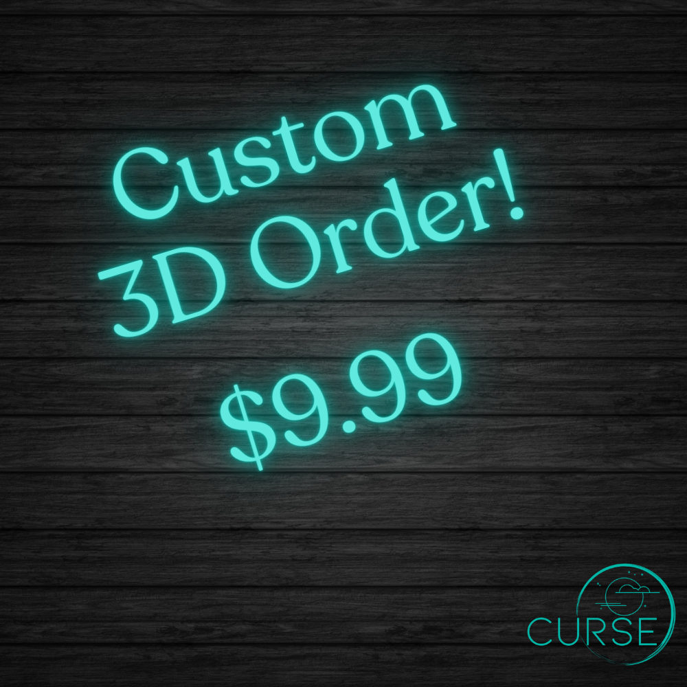 Custom 3D Orders