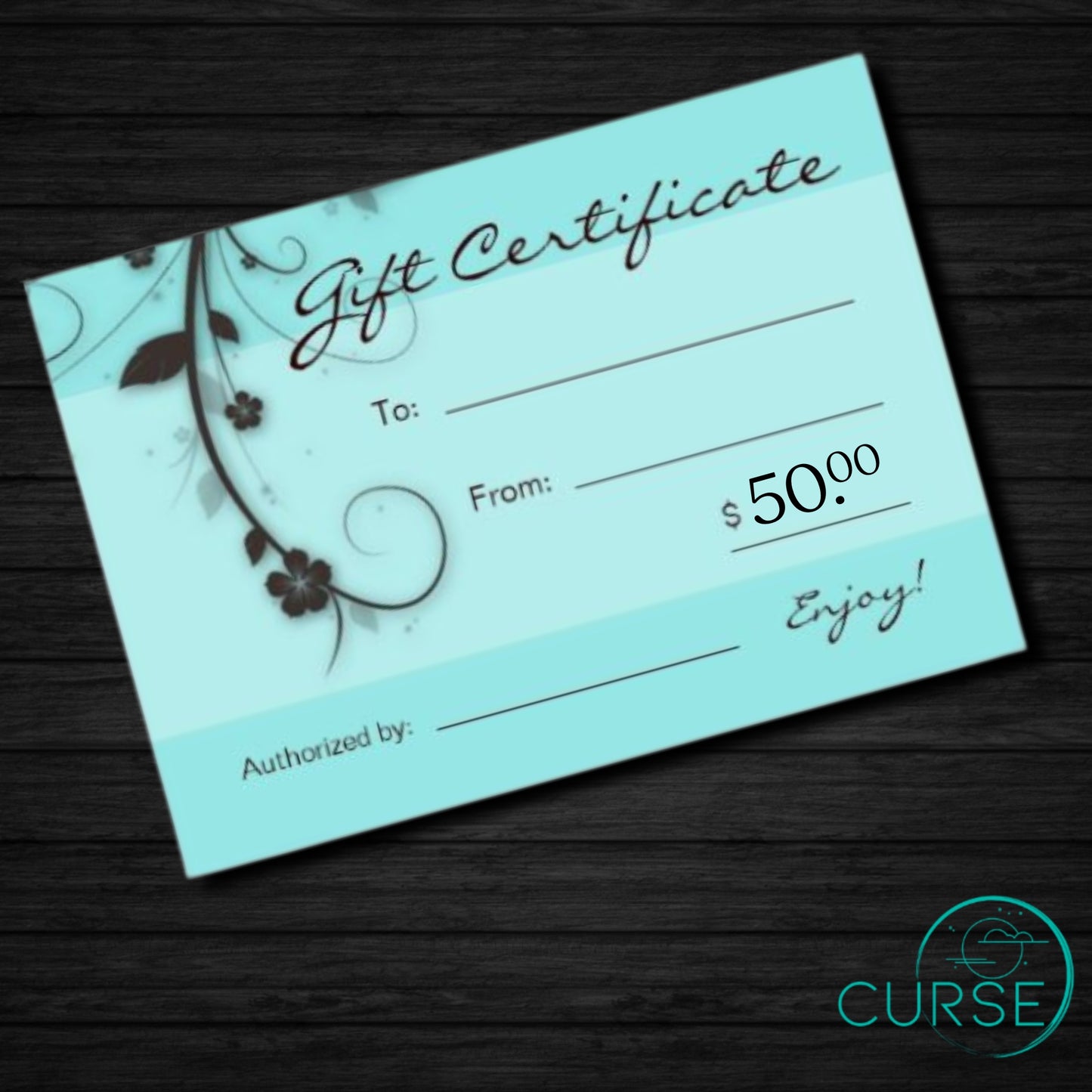 Curse LLC Gift Certificate