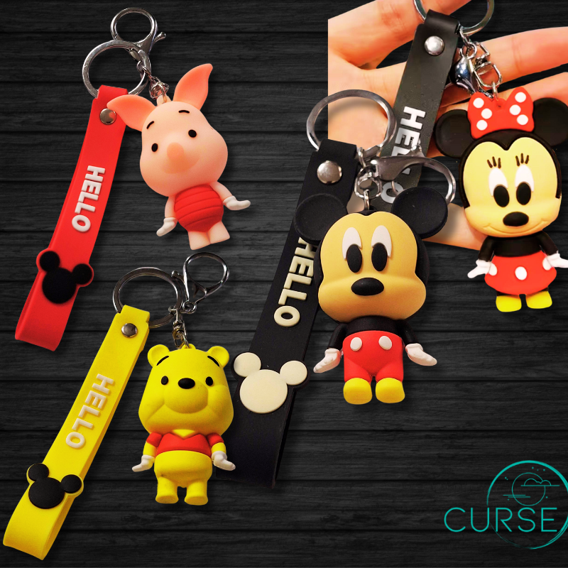 Cartoon Bulky Keychains