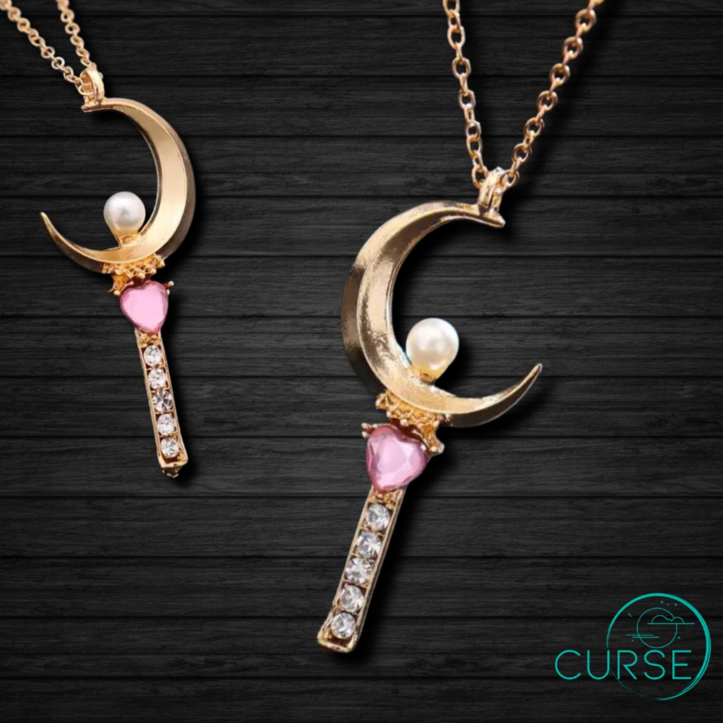 Necklace - Moon Stick