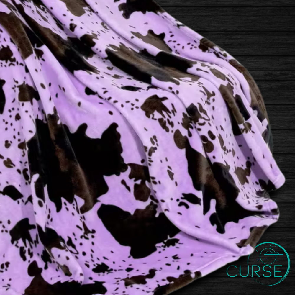 Ultra Soft Throw - Pastel Cows!