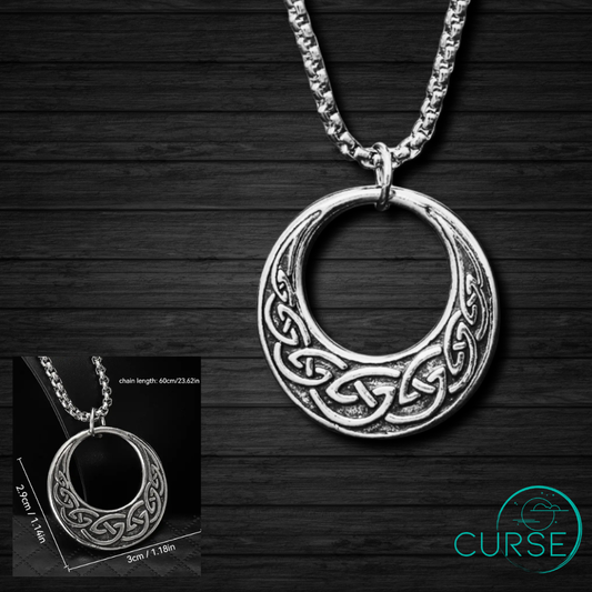 Necklace - Knotted Moon