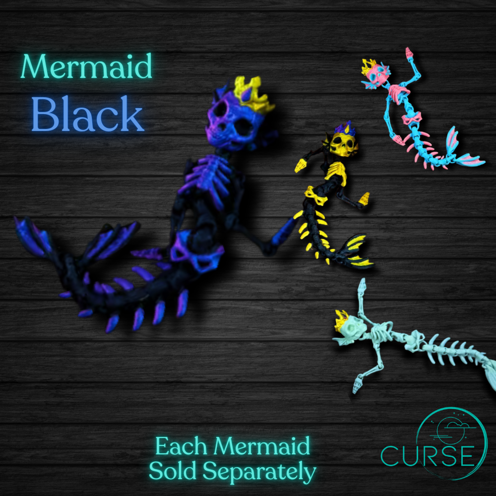 3D Mermaid Skelly