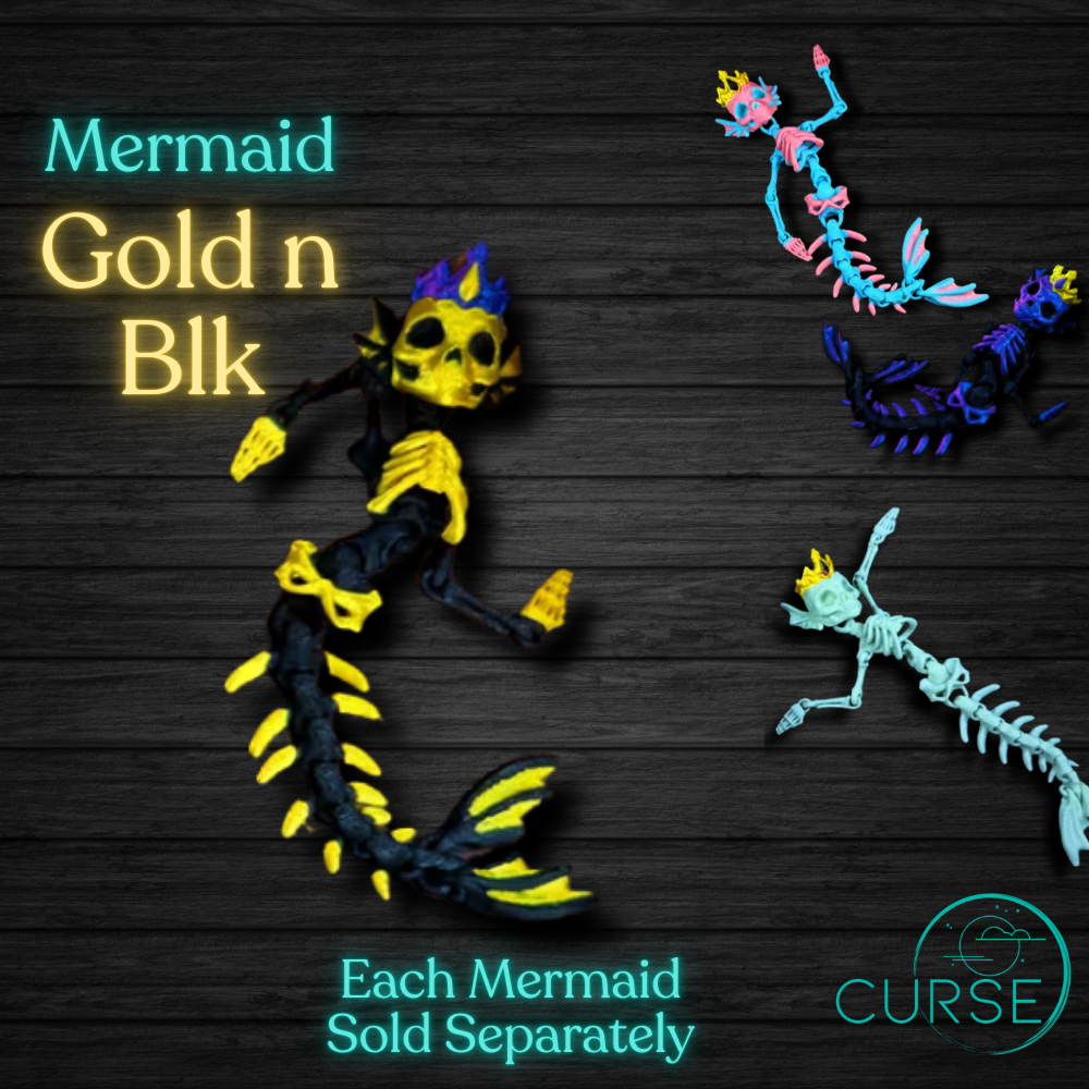 3D Mermaid Skelly