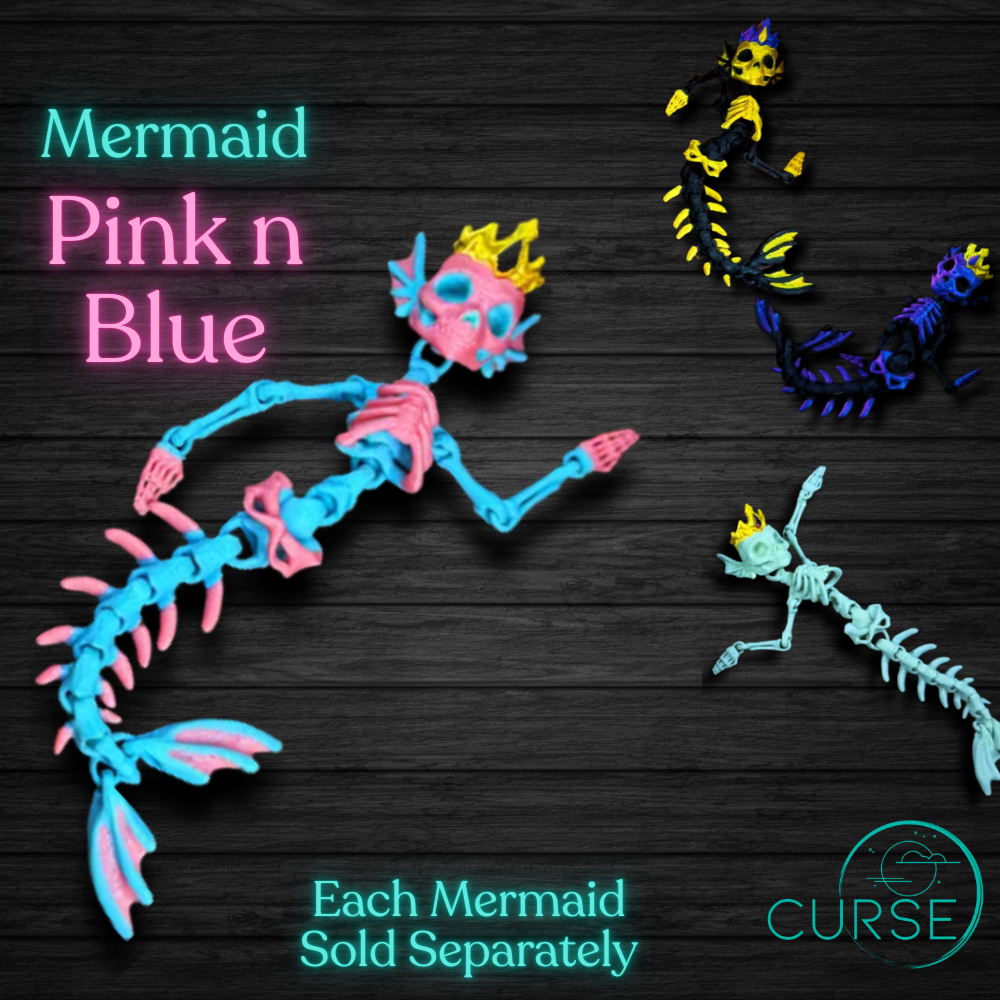 3D Mermaid Skelly