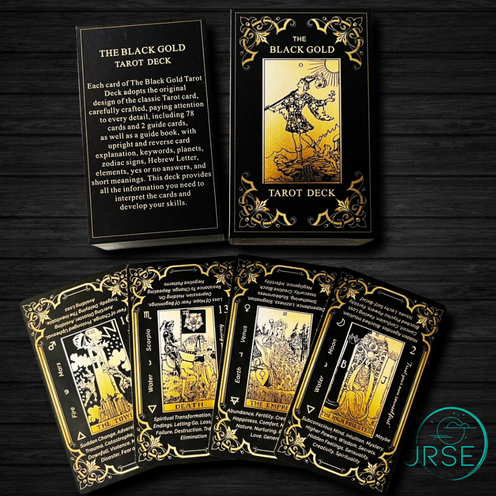 Tarot - Black Gold Deck