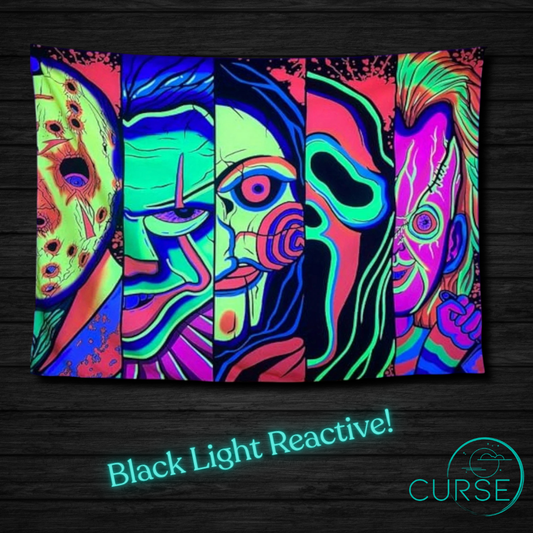 Tapestry - Horror Blk Light