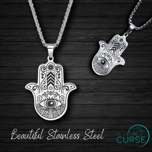 Necklace - All Seeing, Hamsa Hand