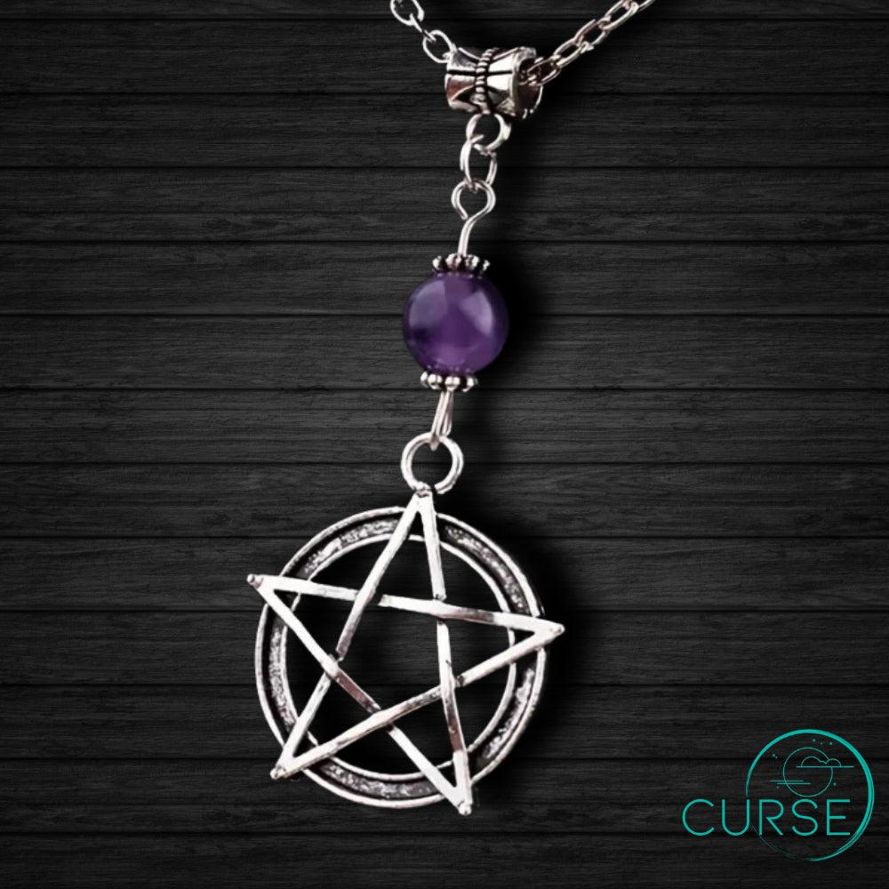 Necklaces - Purple Or Black Penta