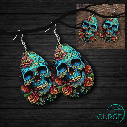 Earrings - Candy Skull