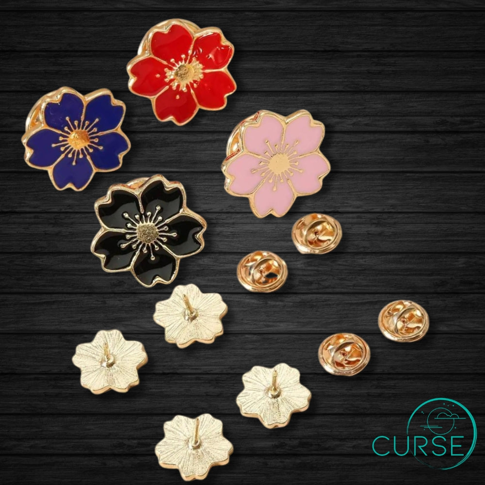 Enamel Pin - Flower Set