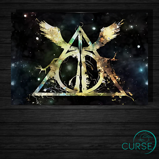 Flag Style Tapestry - Deathly Hallows