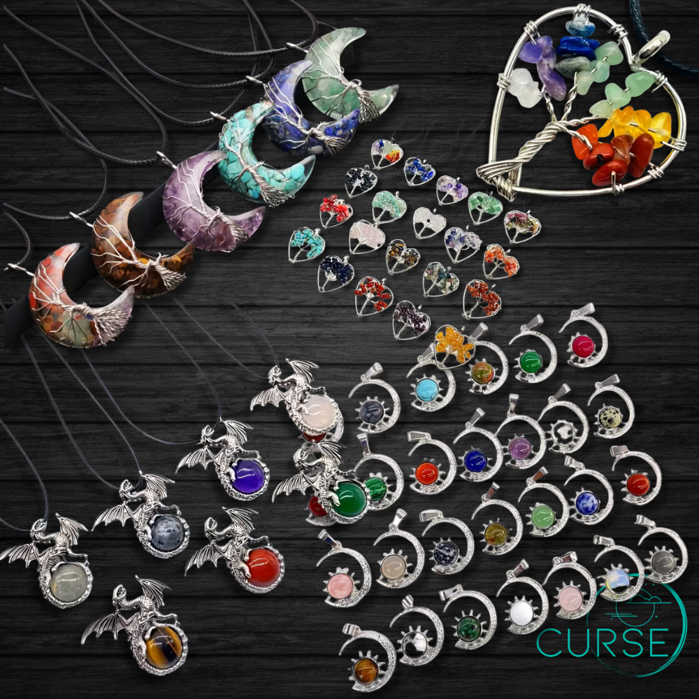 Various Stone Necklace's