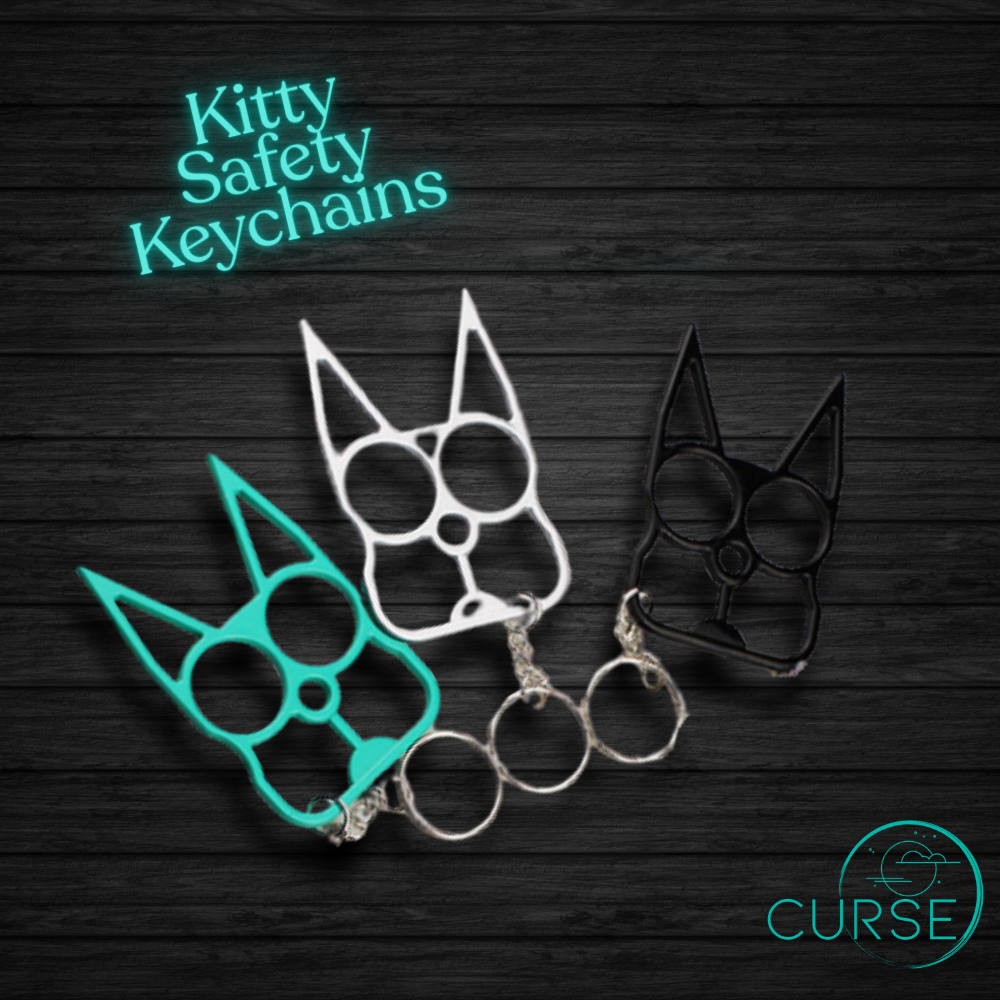 Safety KeyChain Kitty Ears