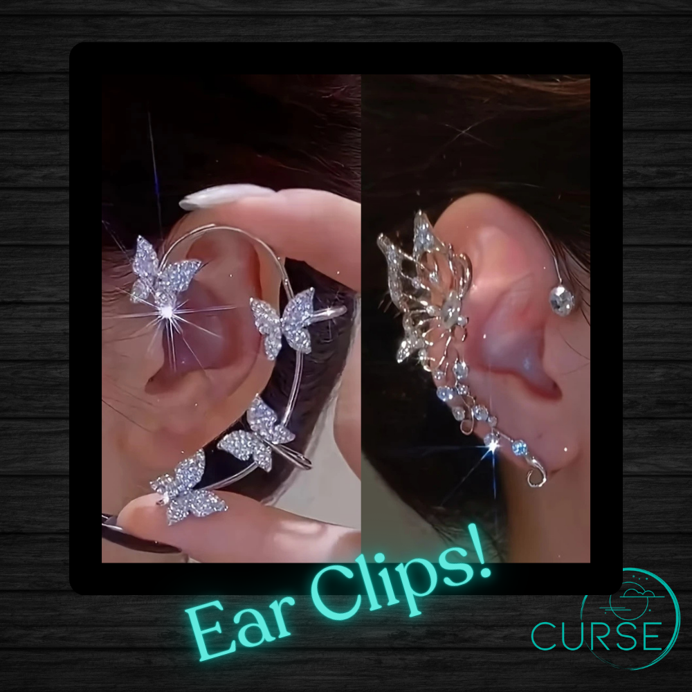 Ear Clips - Butterfly
