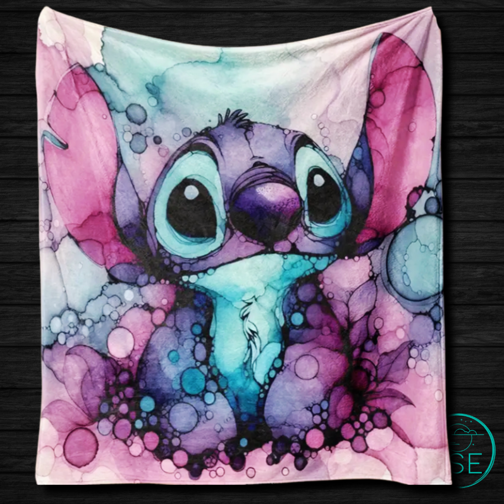 Ultra Soft Throw - Watercolor Stitch