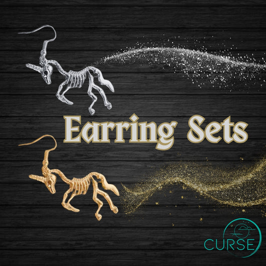 Earrings - Skelly Unicorns